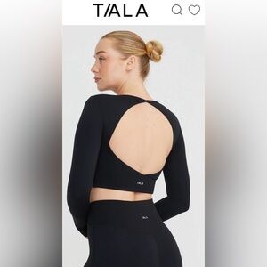 NWT Tala T/ALA dayflex long sleeve cropped cut out top 2XL